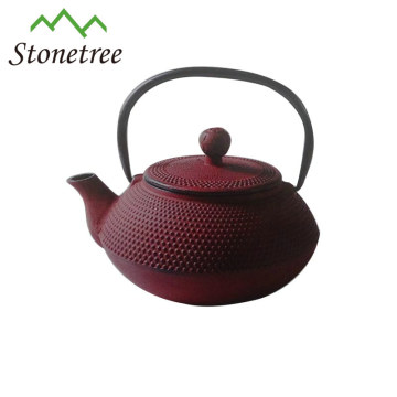 Hot Sale Wholesale Purple Enamel Coated Cast Iron Kettle Pot